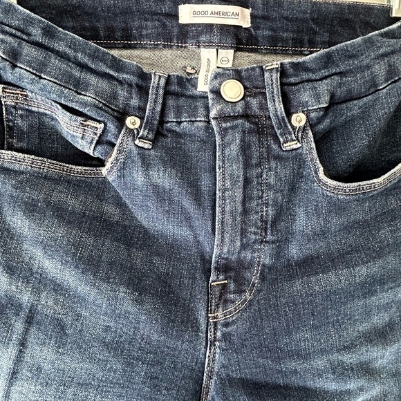 Good American Women’s Good Legs Skinny Jeans Dark Wash Size 27 - Picture 4 of 8